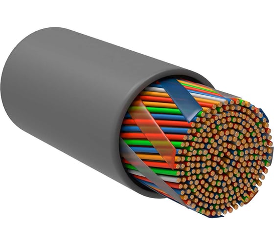 Витая пара ITK U/UTP кат.5E 10х2х24AWG solid PVC серый (305м) LC1-C5E10-111