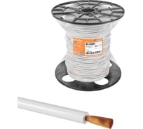 Провод ПуГВнг(А)-LS TDM ELECTRIC 1х10,0 ГОСТ на катушке (150м), белый SQ0124-1870