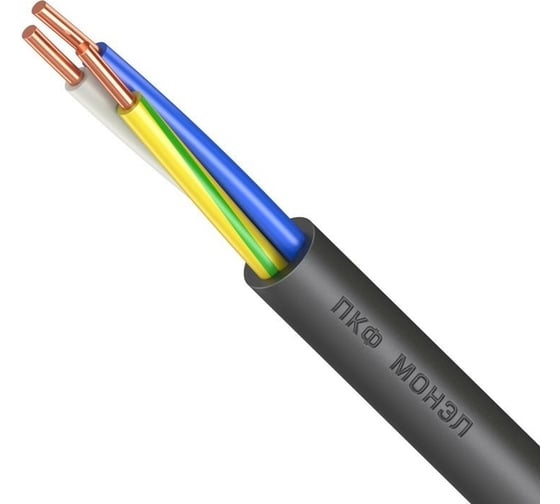 Кабель ПКФ МОНЭЛ ВВГнгА-LS 3х1.5 ОК N PE 0.66кВ бухта 100м 020008300 1