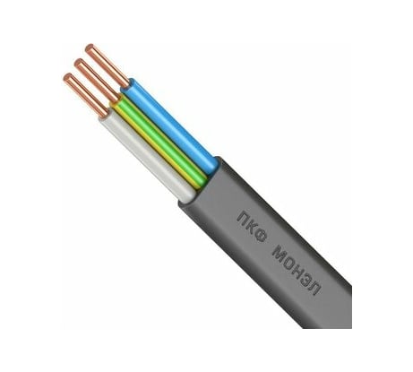 Кабель ПКФ МОНЭЛ ВВГ-ПнгА-LS 3х6 ОК N PE 0.66кВ бухта 100м С00077514