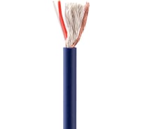 Микрофонный кабель Belsis 2-жилы d=6мм 1.13mm2, темно-синий, 100 м BW7808