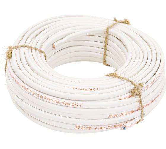 Провод TDM ПУГСП 2х2,5 (30м), белый Народный SQ0126-0226