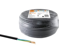 Провод TDM ELECTRIC ПВСмб 5х1,5 (50м), черный Народный SQ0118-0831