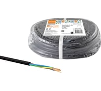 Провод TDM ELECTRIC ПВСмб 5х1,5 (20м), черный Народный SQ0118-0731