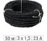 Ретро провод TDM ELECTRIC "Эко" 3x1,5 витой ГОСТ черный 50м SQ2801-0133 3