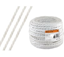 Ретро провод TDM "Эко" 3x2,5 витой ГОСТ белый 20м SQ2801-0204 20991483