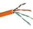 Кабель FUTP4-C5e-CCA-S24-IN-LSZH-OR-305 FTP 4 пары кат.5e CCA, 0.51мм 24AWG, экран, 305м, оранжевый, LSZH ExeGate 300624 1