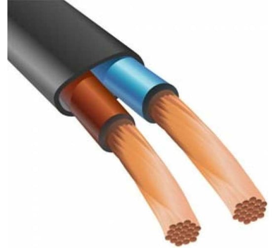 Провод VKL electric ПБОВнг-3 (ПУГНПнг) 2х1,5 черный 100м СКК ТУ 16.К17-009-2017 1191651 1