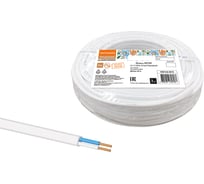 Провод ПУСП TDM ELECTRIC 2x1,5 20м, белый Народный SQ0126-0019