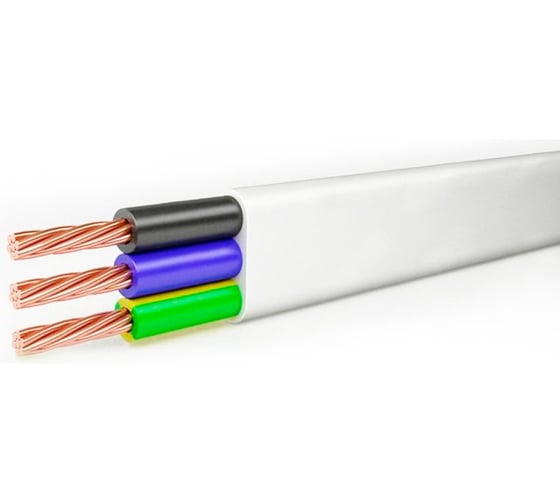 Провод ПУГСП TDM 3x1,5 20м, белый Народный SQ0126-0222