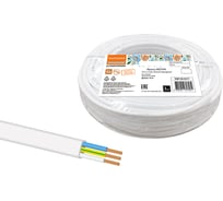 Провод ПУГСП TDM ELECTRIC 3x2,5 10м, белый Народный SQ0126-0217