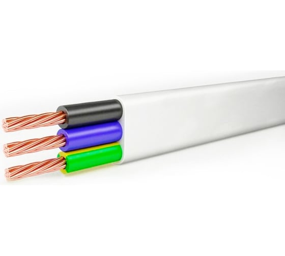 Провод ПУГСП TDM 3x1,5 5м, белый Народный SQ0126-0210
