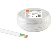 Провод ПУГСП TDM ELECTRIC 3x1,5 50м, белый Народный SQ0126-0234