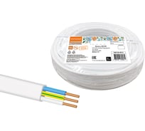 Провод ПУСП TDM ELECTRIC 3x4 5м, белый Народный SQ0126-0012