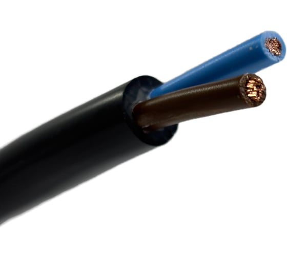 Кабель силовой гибкий ООО КЕВ-РУС KR Automation КГВВ 2x6 (N) бухта 200 м, 00-00079703
