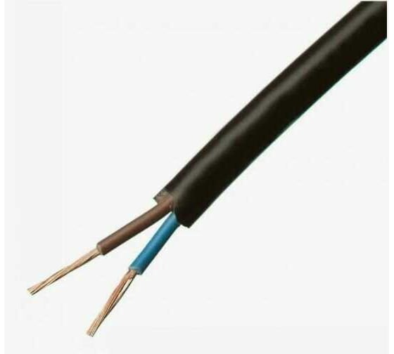 Кабель Промэко ПВС 2х 1 черный (бухта 10м) ГОСТ 00-00092658