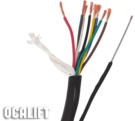 Кабель управления OCALIFT RVV1 8х1,5 мягкий стальная жила (м) rvv1x8x15