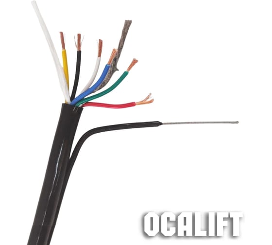 Кабель управления OCALIFT RVV1 6х1,5 мягкий стальная жила (м) rvv1x6x15