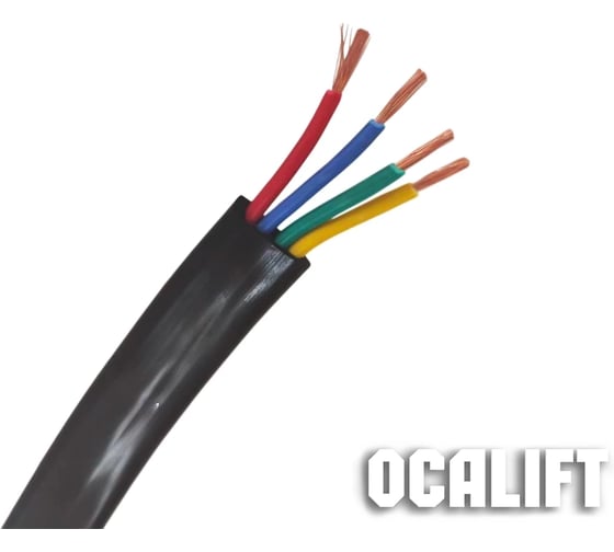 Кабель плоский силовой OCALIFT YFFB 4х2,5 мягкий (м) yffb4x25