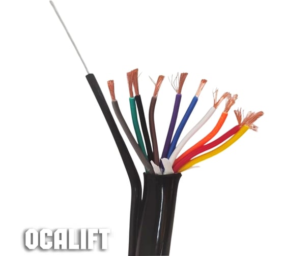 Кабель управления OCALIFT RVV1 10х1,5 мягкий стальная жила (м) rvv1x10x15