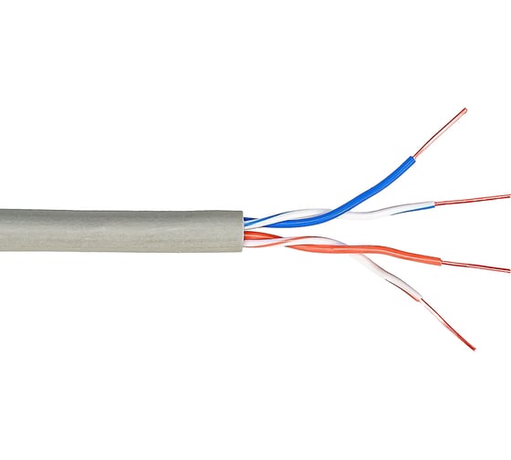 Кабель витая пара ELTROS U/UTP 2х2х24 AWG cat.5e LSZH нг(А)-HF Cu Lux UTP-LSZH-020-ELTROS