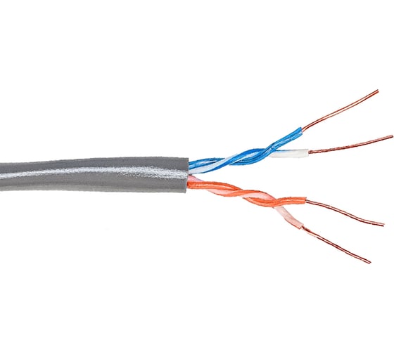 Кабель витая пара ELTROS UTP-5е 2х2х24 AWG Cu Lux (305м) UTP-020(305м)-ELTROS