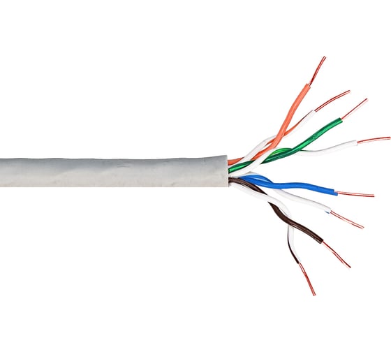 Кабель витая пара ELTROS U/UTP 4х2х24 AWG cat.5e LSZH нг(А)-HF Cu Lux UTP-LSZH-024-ELTROS