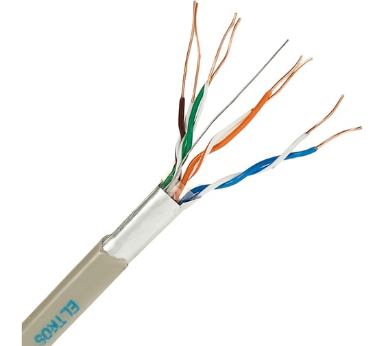 Кабель витая пара ELTROS FTP-5е 4х2х24 AWG -econom Cu (305м) FTP-015(305м)