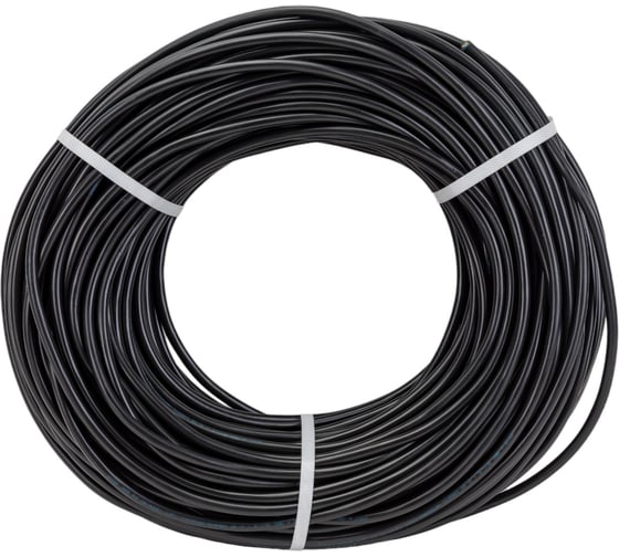 Провод ELITECONNECT ПВС 2х1.5 ГОСТ черный (100м) EC106-100-B