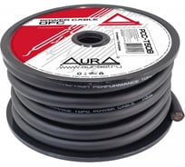 Силовой кабель AurA TOFC, 0AWG 50мм2, 10м. катушка, черный PCC-T50B
