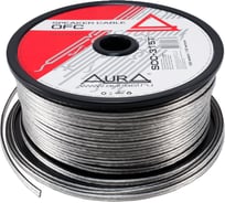 Акустический кабель AurA OFC, прозрачный, 1.5мм2, 100м. катушка SCC-315T