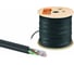 Кабель TDM ELECTRIC витая пара U/UTP Cat 5e 4x2х24AWG 305м solid, PE для наружной прокладки, чёрный, трос 1,2мм SQ0107-0107 1