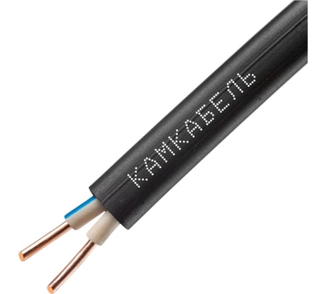 Кабель ВВГ-ПНГ А Камкабель 2x1.5 мм 50 м ГОСТ 1137Z20FD00070Z0050М