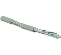 Кабель Hyperline SFTP4-C6A-S23-IN-LSZH-GY-500 (500 м) витая пара, экранированная (S/FTP), категория 6a, 4 пары (23 AWG), одножильный (solid) 236246
