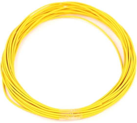 Провод ПВАМ VOLTON 0,75 кв.мм, 10м желтый VLT400127