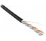 Кабель Hyperline UUTP4-C5E-S24-IN-LSZH-BK-100 (100 м) витая пара, неэкранированный, U/UTP, категория 5e, 4 пары (24 AWG), одножильный (solid), LSZH, нг(А)-HF, -20C – +75C, черный - гарантия: 15 лет 273503 1
