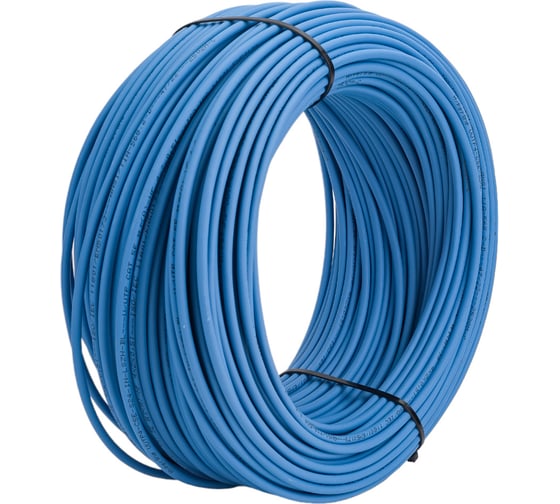 Кабель UUTP4-C5E-S24-IN-LSZH-BL-100 (100 м) витая пара, неэкранированный, U/UTP, категория 5e, 4 пары (24 AWG), одножильный (solid), LSZH, нг(А)-HF, -20C – +75C, синий - гарантия: 15 лет Hyperline  273506
