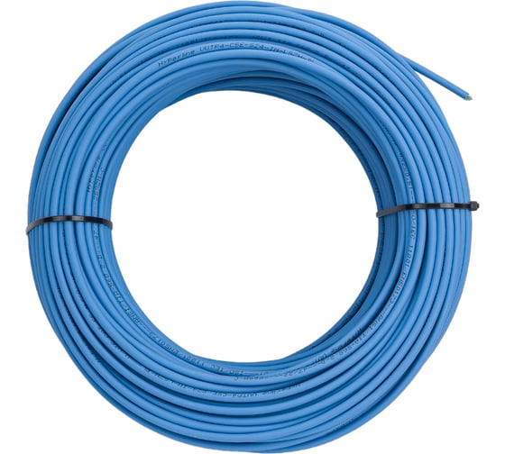 Кабель UUTP4-C5E-S24-IN-LSZH-BL-100 (100 м) витая пара, неэкранированный, U/UTP, категория 5e, 4 пары (24 AWG), одножильный (solid), LSZH, нг(А)-HF, -20C – +75C, синий - гарантия: 15 лет Hyperline  273506