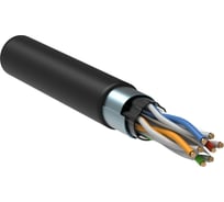 Витая пара IEK ITK F/UTP 5E 4x2х24AWG solid LDPE черн. 305м РФ LC3-C5E04-339-R