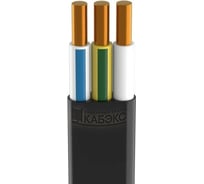 Кабель ВВГ-ПнгА Кабэкс 3x1,5 ок N,PE-0,66 ГОСТ 31996-2012 25м ТХМ00136947