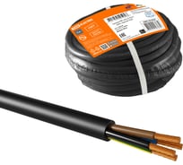 Провод TDM ELECTRIC ПВС 4х0,75 ГОСТ 20м, черный SQ0118-0335