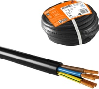 Провод ПВС TDM ELECTRIC 5х4 ГОСТ 5м, черный SQ0118-0313