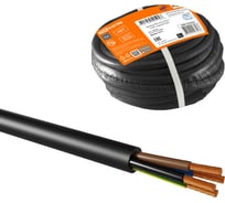 Провод ПВС TDM ELECTRIC 4х2,5 ГОСТ 10м, черный SQ0118-0322