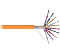 Кабель U/UTP 50 пар, Кат.5, одножильный, медный, 0,50мм, 305м NIKOLAN NKL 6110C-OR