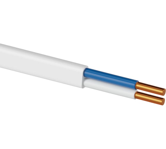 Провод ПВВП TDM 2х1, ГОСТ, 100м, белый SQ0127-0251