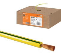 Провод ПуГВнгА-LS TDM ELECTRIC 1х0,75 ГОСТ в коробке 200м, желто-зеленый SQ0124-1461