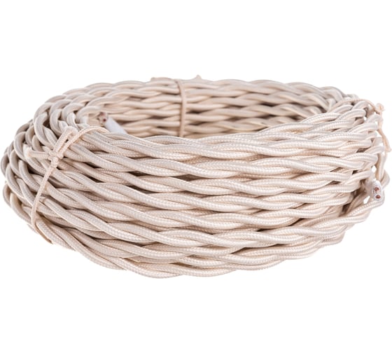 Провод Retrika 2x2.5 слоновая кость, 20м RP-22506-20