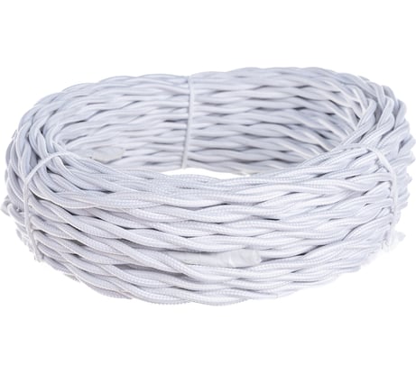 Провод Retrika 2x1.5 белый, 20 м RP-21501-20