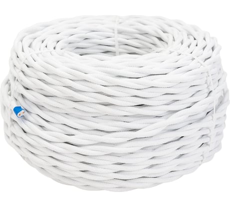 Провод Bironi 2x1,5 Белый (матовый) 50м B1-424-71-50