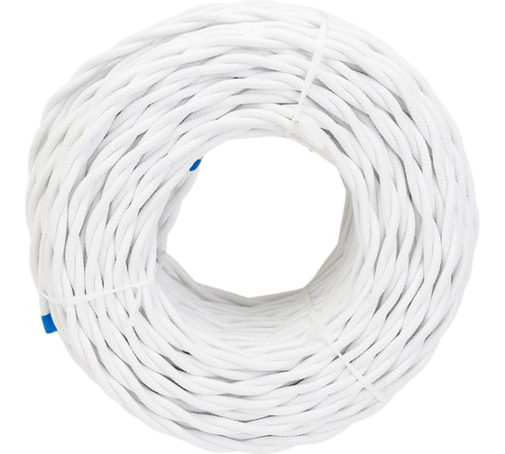 Провод Bironi 2x1,5 Белый (матовый) 50м B1-424-71-50